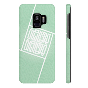 Green Square Case Mate Slim Phone Cases