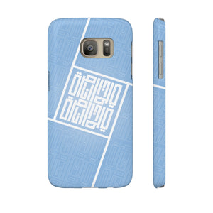 Blue Square Case Mate Slim Phone Cases
