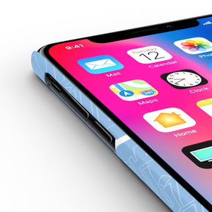 Blue Square Case Mate Slim Phone Cases