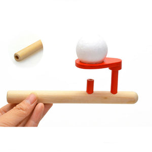 Classic Wooden Games Floating Blow Pipe